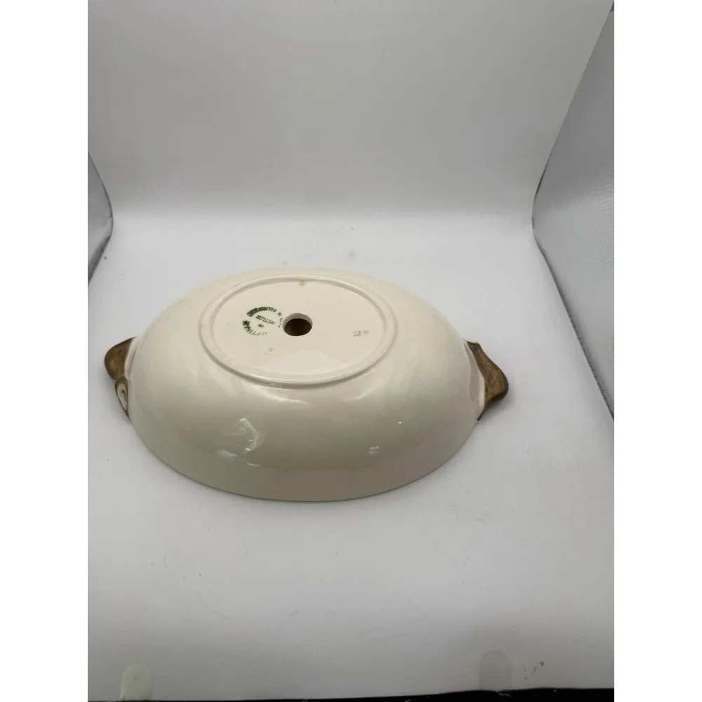Metlox Poppytrail Homestead Provincial Divided Serving Bowl Ivy California USA